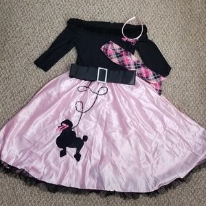 Girls sock hop costume